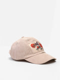 Wilted Peony Polysuede Cap in Deep Cream