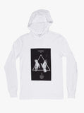 Balance Triangle Long-Sleeve Hooded Tee in White - Profound Aesthetic - 3