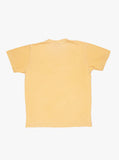 Flat back image of Pigment Dyed Basic Tee in Burnt Banana