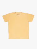 Flat front image of Pigment Dyed Basic Tee in Burnt Banana