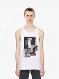 Surreal Exposition Tank Top in White