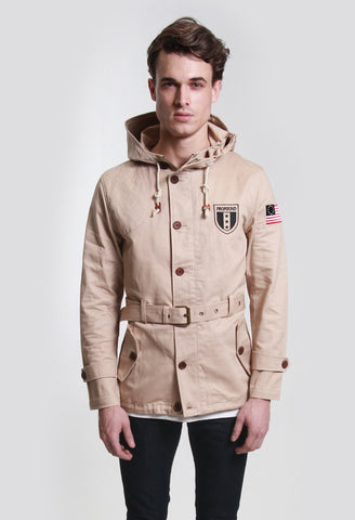 American Aviator Belted Parka Jacket - Profound Aesthetic - 1