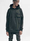 Pullover Tech Hoodie in Black - Profound Aesthetic - 7