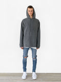 Pigment Dyed Washed Hoodie in Faded Black - Profound Aesthetic - 4