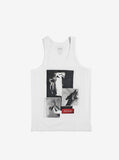 Surreal Exposition Tank Top in White - Profound Aesthetic