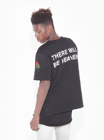 There Will Be Heaven Tee in Black