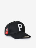 Worldwide Four-Flag Snapback in Black