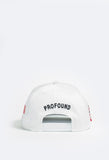 Worldwide Four-Flag Snapback in White - Profound Aesthetic - 3