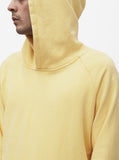 Oversized Pastel French Terry Hoodie in Cream